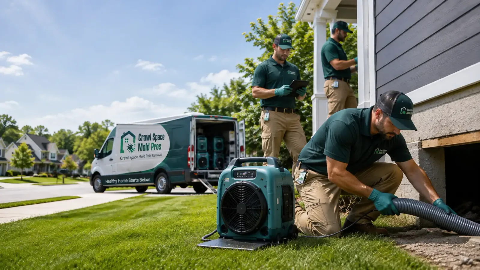 Crawl Space Mold Removal in Northfield, CT